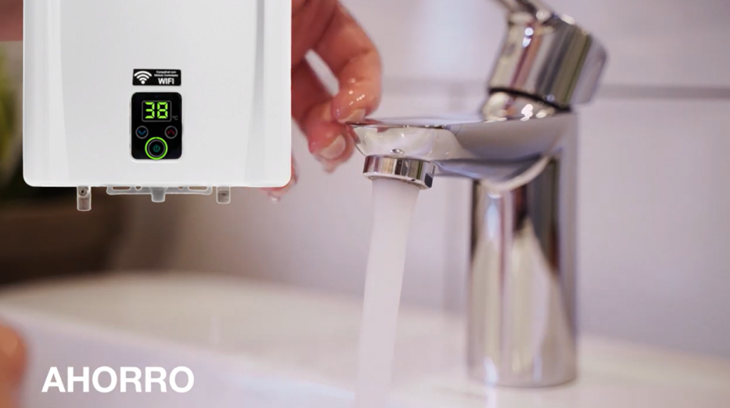 ahorro en calentador de agua