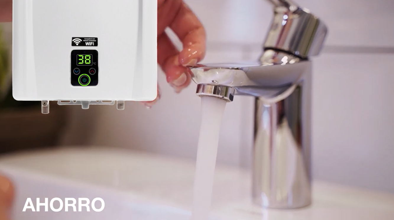 ahorro en calentador de agua