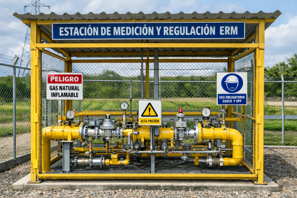 Estación de medición y regulación
