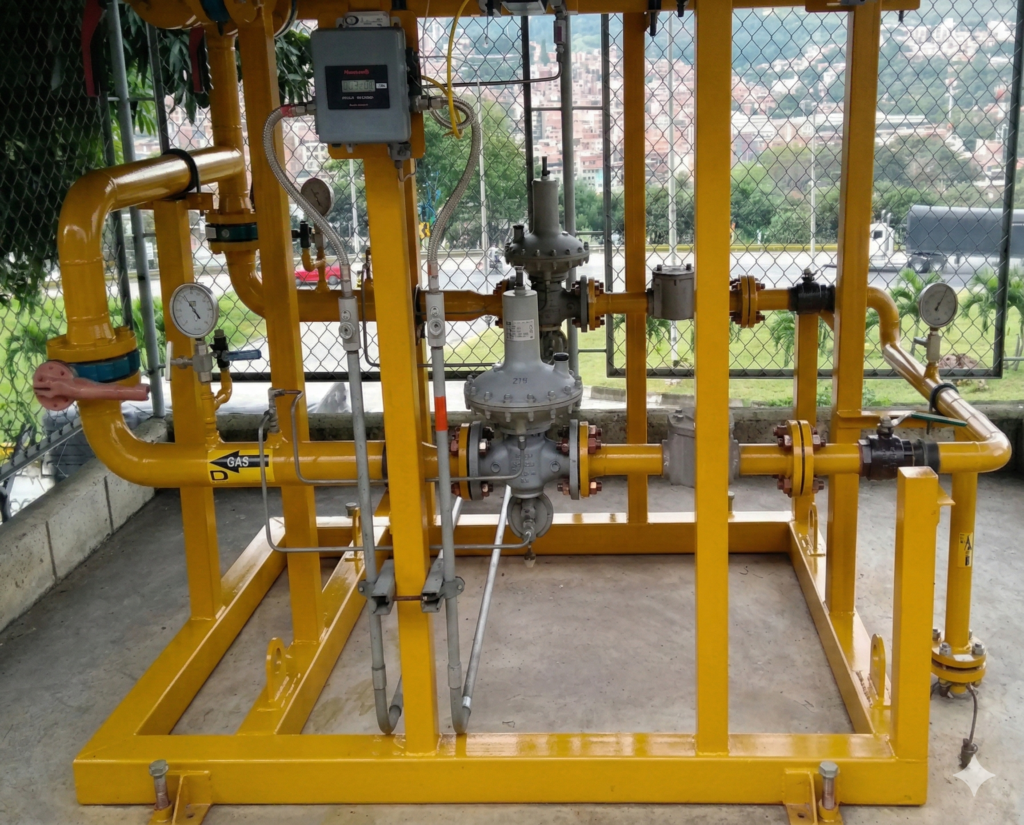 Estación de medición y regulación ERM