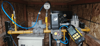 Prueba de estanqueidad en sistemas de gas