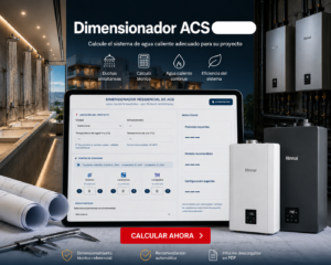 Dimensionador ACS Rinnai para calcular cuántas duchas soporta un calentador de agua